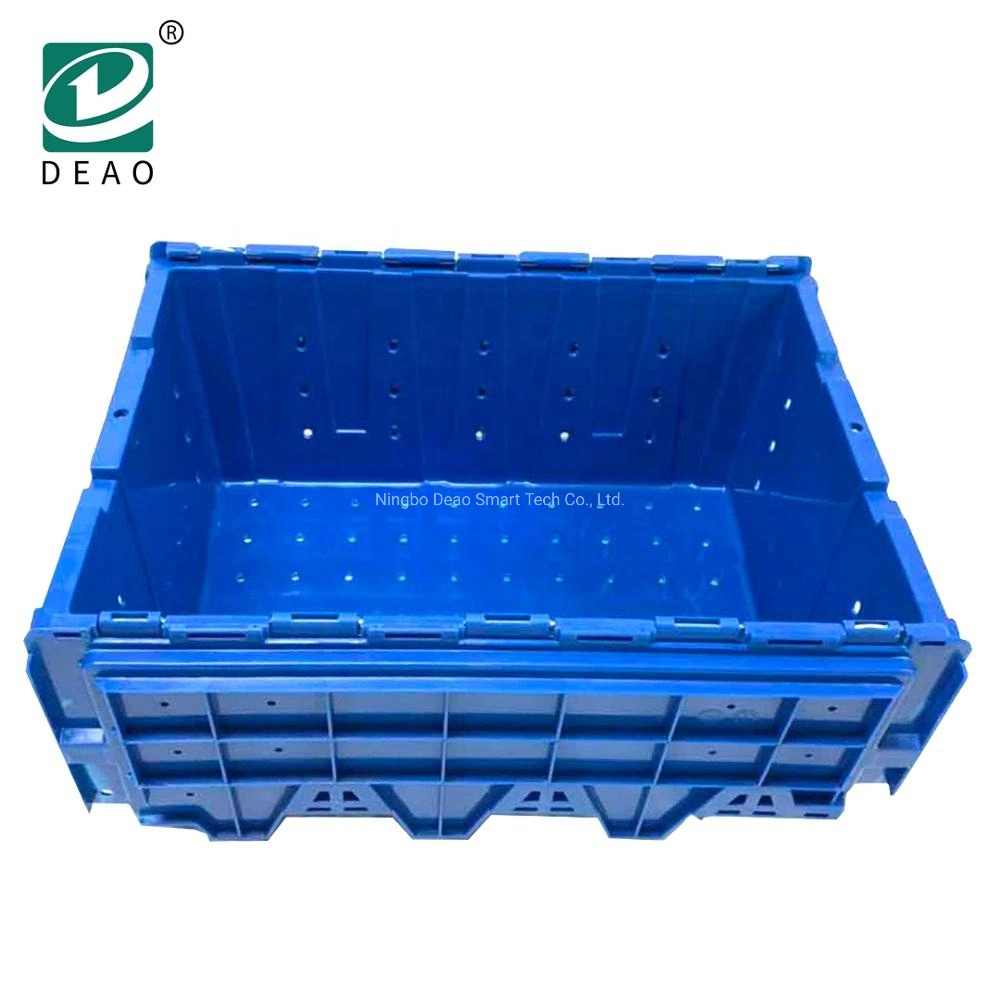 Plastic Stackable Container and Nestable Shipping Crate Turnover Box